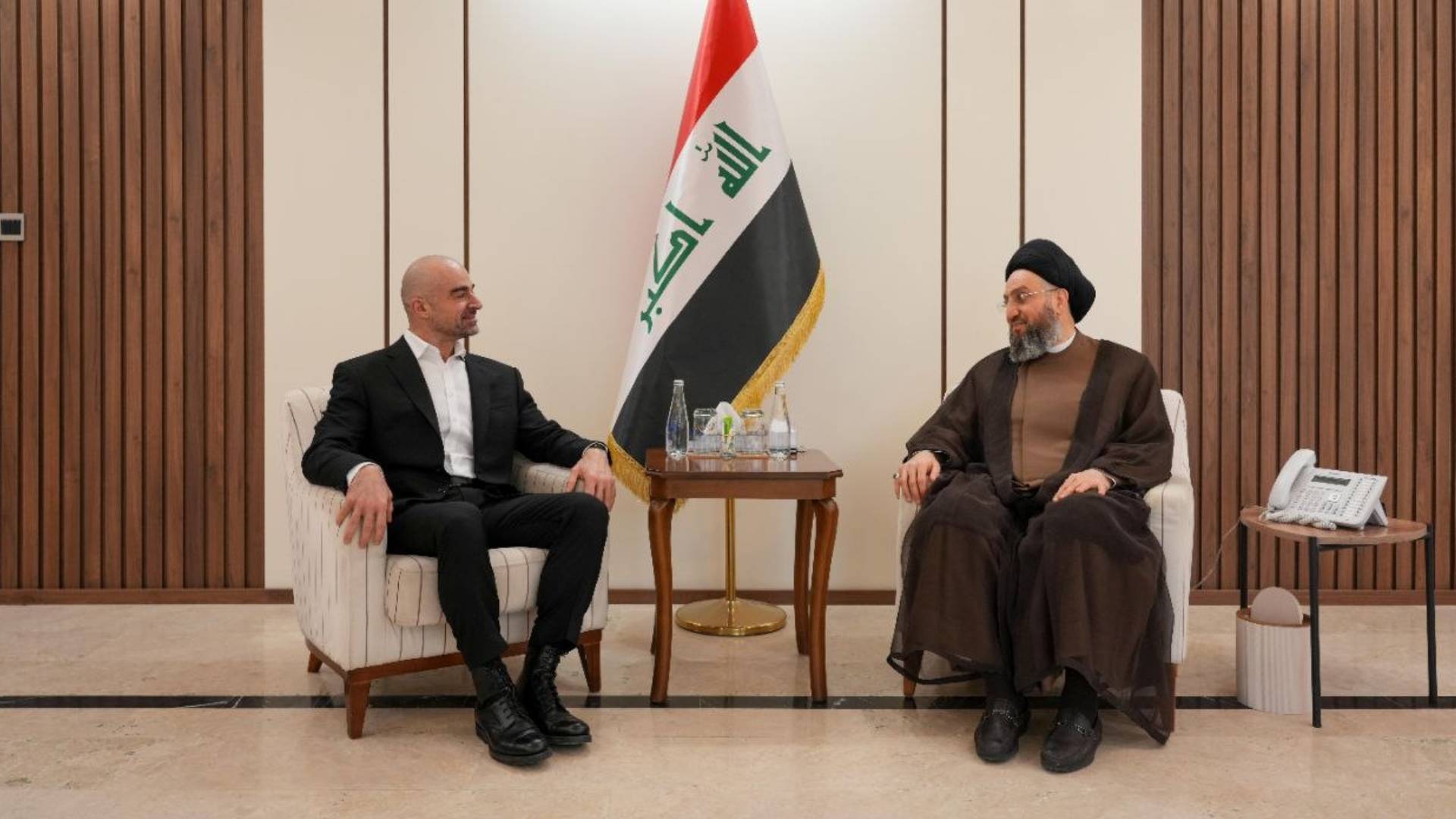 الرئيس بافل والسيد الحكيم يؤكدان تشكيل حكومة وطنية قوية